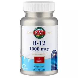VITAMIN B12 1000 µg tabletler, 50 adet
