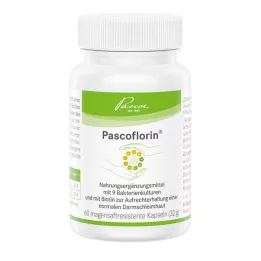 PASCOFLORIN mideye dayanıklı kapsüller, 60 adet