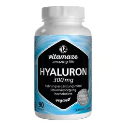 HYALURONSÄURE 300 mg yüksek dozlu vegan kapsüller, 90 adet