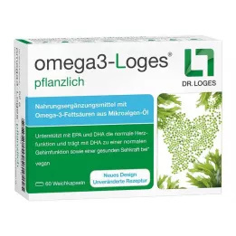 OMEGA3-Loges bitkisel kapsüller, 60 adet