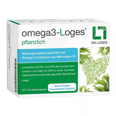 OMEGA3-Loges bitkisel kapsüller, 120 adet OMEGA3-Loges bitkisel kapsüller, 120 adet