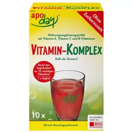 APODAY Vitamin kompleksi kiraz-aronia şekersiz plv., 10X5 g