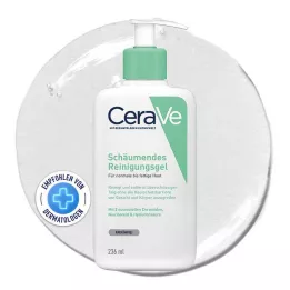 CERAVE köpüklü temizleme jeli, 236 ml