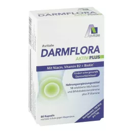 DARMFLORA Aktiv Plus 100 milyar bakteri + 7 vitamin, 80 adet
