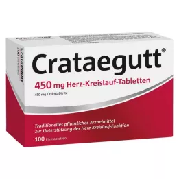 CRATAEGUTT 450 mg kardiyovasküler tabletler, 100 adet