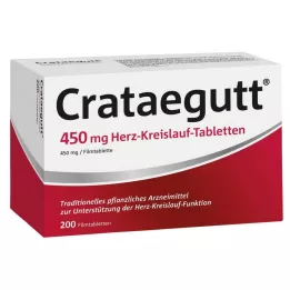 CRATAEGUTT 450 mg kardiyovasküler tabletler, 200 adet