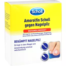 AMOROLFIN Tırnak mantarına karşı Scholl tedavi seti, 2,5 ml