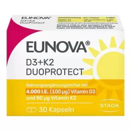 EUNOVA DuoProtect D3+K2 4000 IU/80 μg kapsül, 30 adet