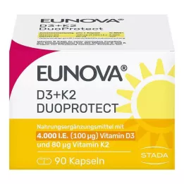 EUNOVA DuoProtect D3+K2 4000 IU/80 μg kapsül, 90 adet
