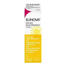 EUNOVA DuoProtect D3+K2 1000 IU/50 μg damla, 11,5 ml