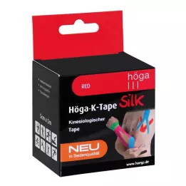 HÖGA-K-TAPE İpek 5 cmx5 m l.fr.kırmızı kinesiol. Bant, 1 adet