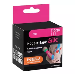 HÖGA-K-TAPE İpek 5 cmx5 m l.fr.pembe kinesiol.tape, 1 adet