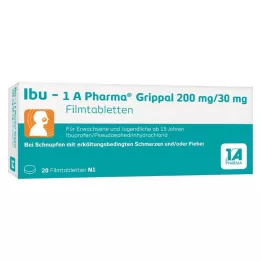 IBU-1A Pharma Grippal 200 mg/30 mg film kaplı tabletler, 20 adet