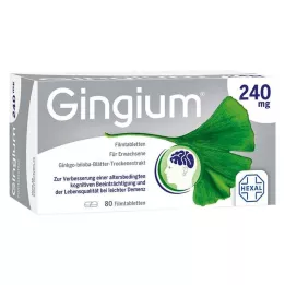 GINGIUM 240 mg film kaplı tabletler, 80 adet