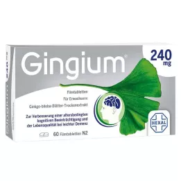 GINGIUM 240 mg film kaplı tabletler, 60 adet