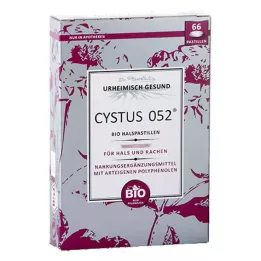CYSTUS 052 Organik boğaz pastili, 66 adet