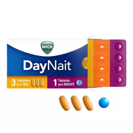WICK DayNait film kaplı tablet, 16 adet