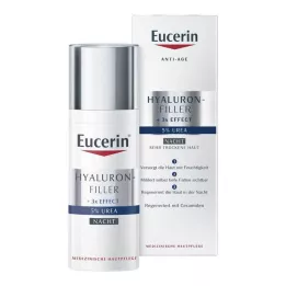 EUCERIN Yaşlanma Karşıtı Hyaluron Dolgu UREA Gece Kremi, 50 ml