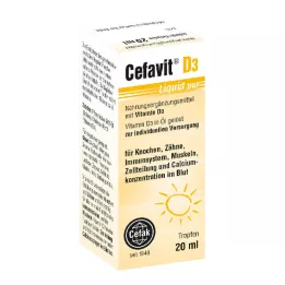 CEFAVIT D3 Oral kullanım için sıvı pur damlaları, 20 ml