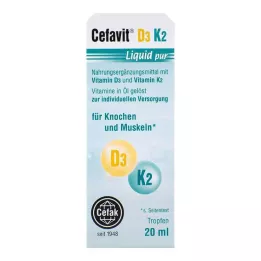 CEFAVIT D3 K2 Oral kullanım için sıvı pur damlaları, 20 ml
