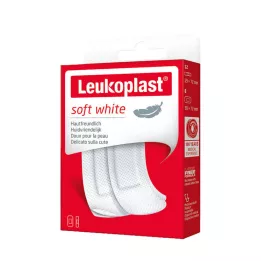 LEUKOPLAST yumuşak beyaz Str.19x72mm 12St/38x72mm 8St, 20 St