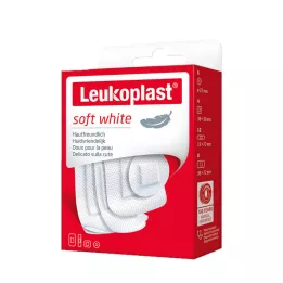 LEUKOPLAST yumuşak beyaz Str.19x72/D.25/38x72/38x38mm, 30 adet