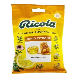 RICOLA m.Z.Beutel Echinacea Bal Limon Bonbonları, 75 gr