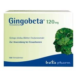 Gingobeta 120 mg film kaplı tablet, 100 adet