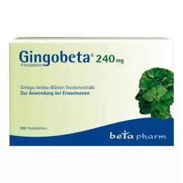 GINGOBETA 240 mg film kaplı tabletler, 100 adet