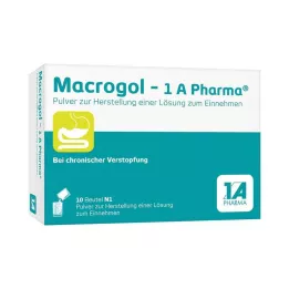 MACROGOL-1A Pharma Plv.z.Her.e.Lsg.z.Einnehmen, 10 adet