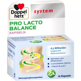 DOPPELHERZ Pro Lacto Balance sistem kapsülleri, 10 adet