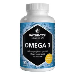 OMEGA-3 1000 mg EPA 400/DHA 300 yüksek dozlu kapsül, 90 adet