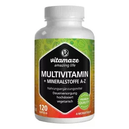 MULTIVITAMIN KAPSELN yüksek doz, 120 adet