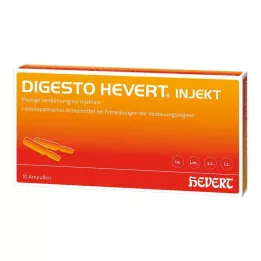 DIGESTO Hevert enjeksiyon ampulleri, 10X2 ml