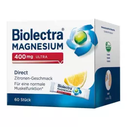 BIOLECTRA Magnezyum 400 mg ultra Doğrudan Limon, 60 adet
