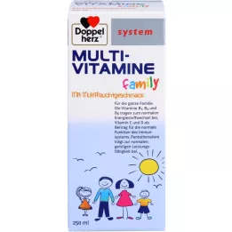 DOPPELHERZ Multi-Vitaminler sıvı ailesi sistemi, 250 ml