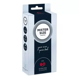 MISTER 60 numara prezervatif, 10 adet