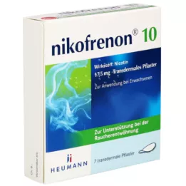NIKOFRENON 10 Heumann transdermal yaması, 7 adet