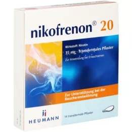 NIKOFRENON 20 Heumann transdermal yaması, 14 adet