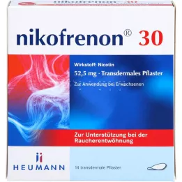 NIKOFRENON 30 Heumann transdermal yaması, 14 adet