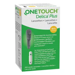 ONE TOUCH Delica Plus iğne lansetleri, 200 adet