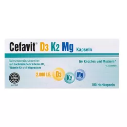 CEFAVIT D3 K2 Mg 2.000 IU sert kapsül, 100 adet