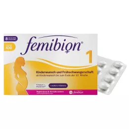 FEMIBION 1 çocuk isteği + iyot tabletleri olmadan erken gebelik, 60 adet