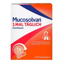MUCOSOLVAN Günde 1 kez sürekli salımlı kapsüller, 50 adet