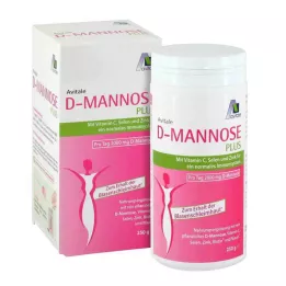 D-MANNOSE PLUS 2000 mg vitamin ve mineral içeren toz, 250 gr