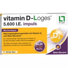 VITAMIN D-LOGES 5.600 IU impuls haftalık depo KTA, 30 adet