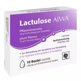 LACTULOSE AIWA Erik aroması 10 gr/15 ml tek kişilik solüsyon, 10X15 ml