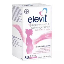 ELEVIT 1 Çocuk sahibi olma isteği &amp; Gebelik Tabletleri, 1X60 St