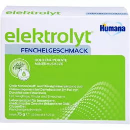 HUMANA Elektrolit Rezene Tozu Katlama Kutusu, 75 g