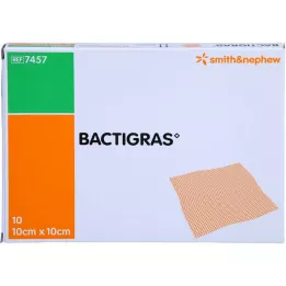 BACTIGRAS antiseptik parafin gazlı bez 10x10 cm, 10 adet